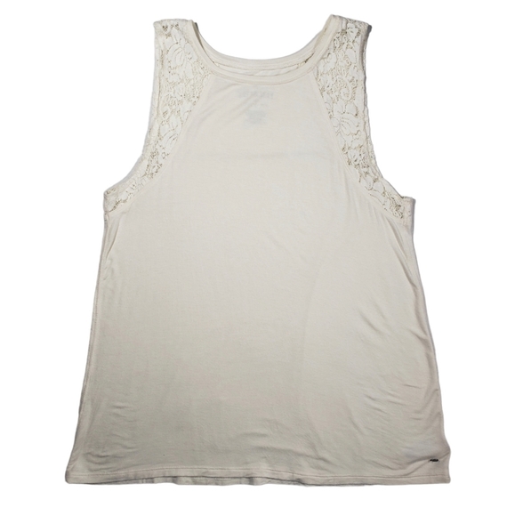 American Eagle Soft & Sexy Sleeveless with Lace Tank Top Size Small - Picture 1 of 9